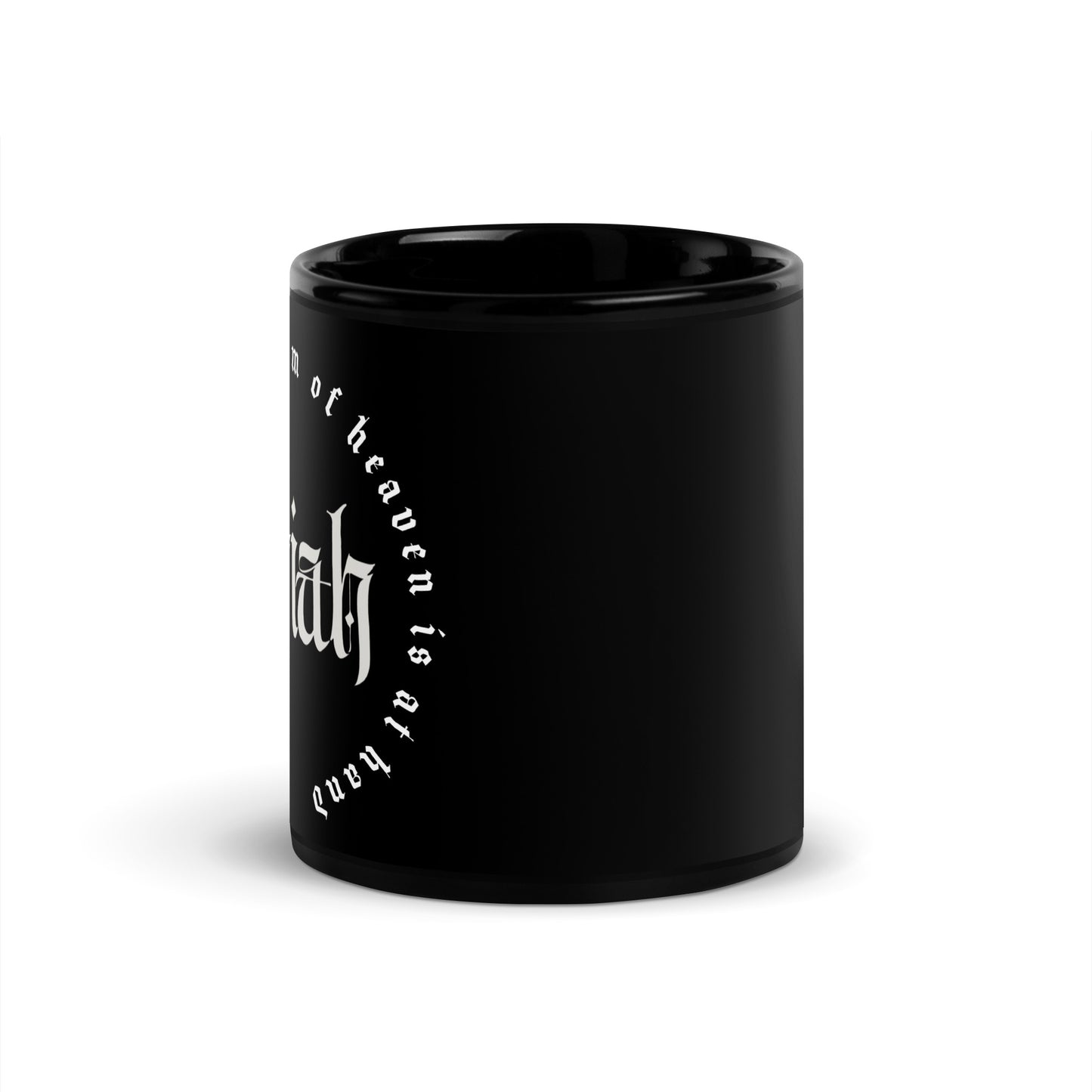 Black Glossy Mug